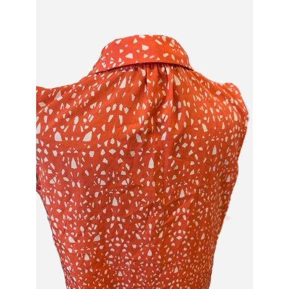 Loft orange printed tank size MP - Picture 2 of 4